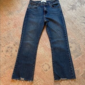 Just Black Mid Blue Straight Leg Jeans Like New